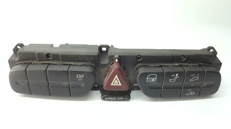 Interruttore luci emergenza MERCEDES-BENZ CLASE C (W203) BERLINA 180 Gasolina - 1