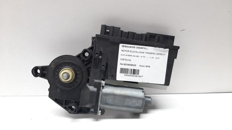 Motore alzacristalli posteriore destro AUDI A4 BERLINA (8E) 1.9 TDI Diésel - 1