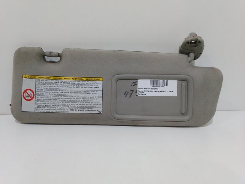 Visiera parasole sinistra TOYOTA PRIUS (NHW30) Advance Gasolina - 1
