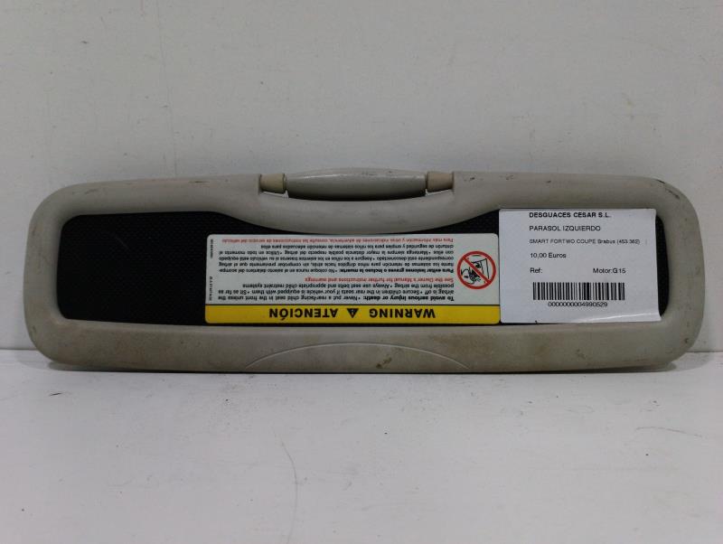 Visiera parasole sinistra SMART FORTWO COUPE Brabus Gasolina - 1