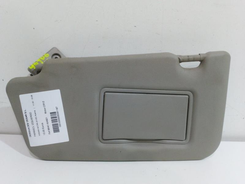 Visiera parasole sinistra NISSAN MICRA (K12E) Acenta Gasolina - 1