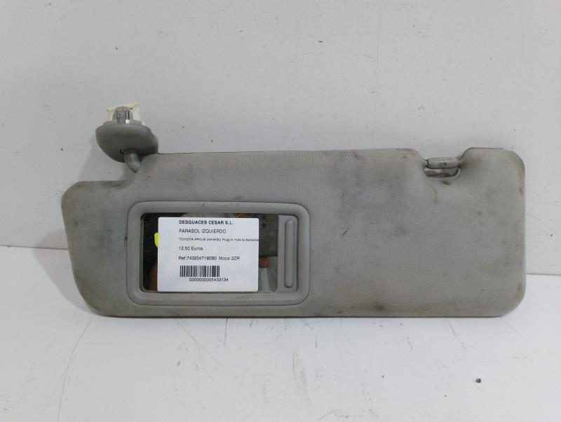 Visiera parasole sinistra TOYOTA PRIUS (NHW30) Plug-in Hybrid Advance Gasolina - 1