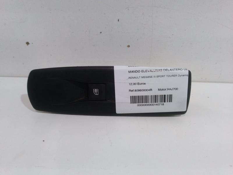 Interruttore lavacristalli anteriore destro RENAULT MEGANE III SPORT TOURER Dynamique Gasolina - 1