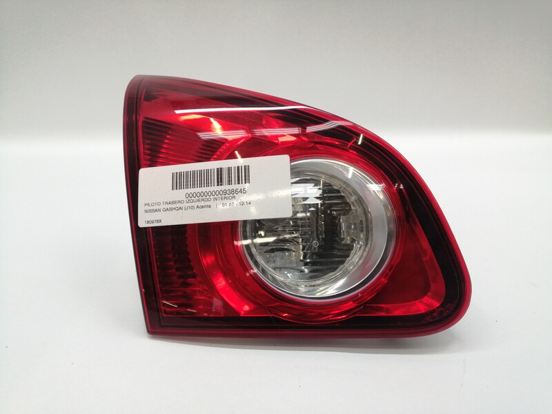 Feu arriere secondaire gauche (feux) NISSAN QASHQAI (J10) ACENTA  - 1
