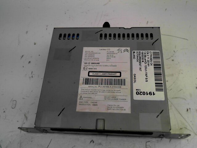 Chargeur CD CITROEN C4 Diesel - 1