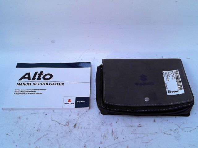 Notice d'utilisation SUZUKI ALTO 1.0i GL Essence - 1