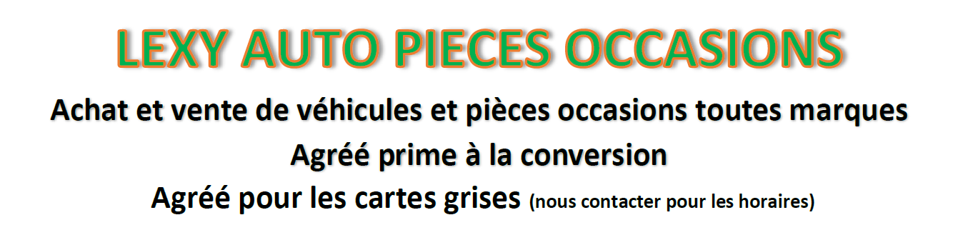 Logo LEXY AUTO PIECES OCCASION