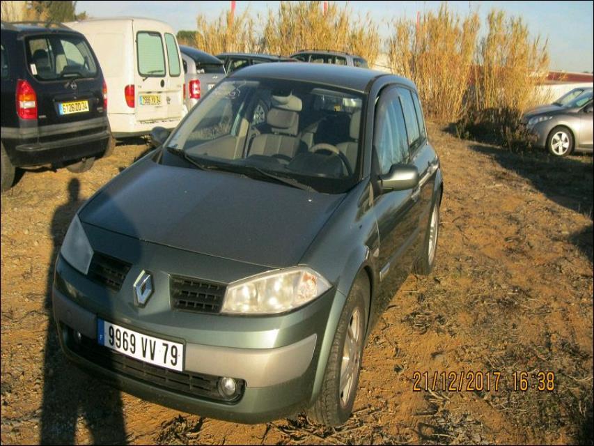 Capot RENAULT MEGANE 2 PHASE 1 Essence - 1