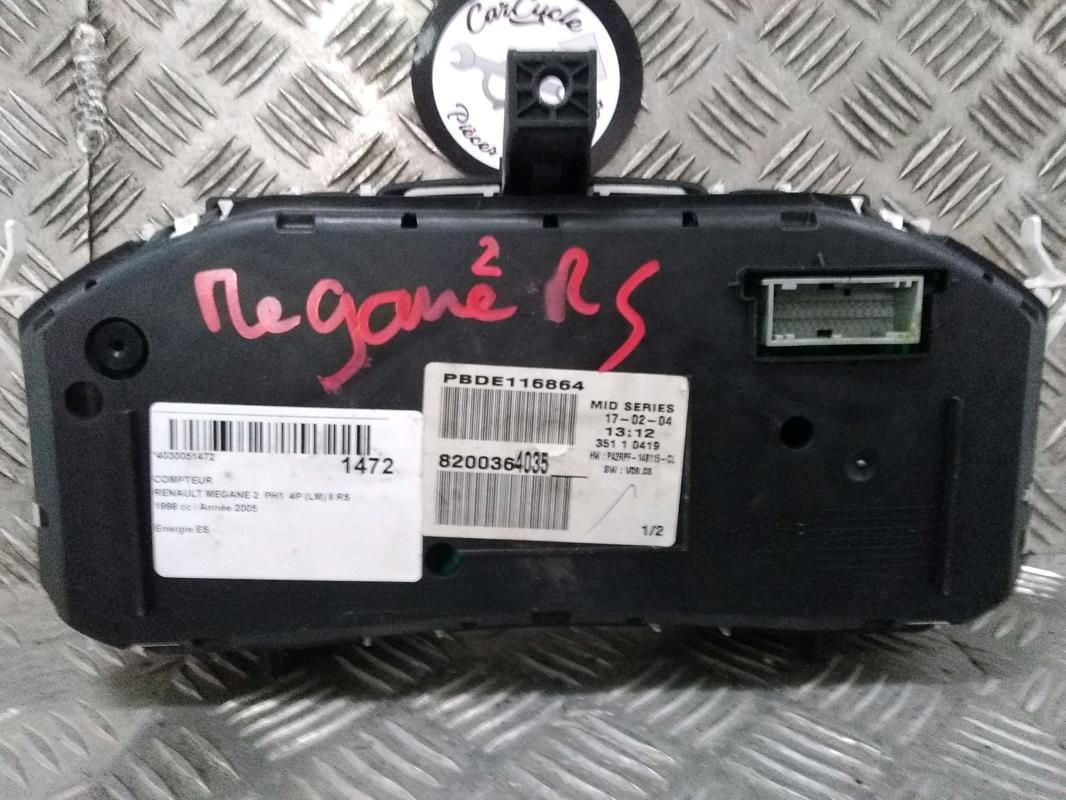 Compteur RENAULT MEGANE 2 PHASE 1  - 1