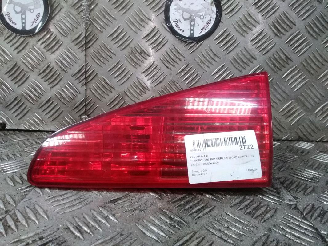 Feu arriere secondaire droit (feux) PEUGEOT 607 PHASE 1  - 1