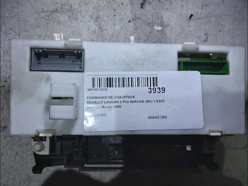 Commande chauffage RENAULT LAGUNA 2 Diesel - 1