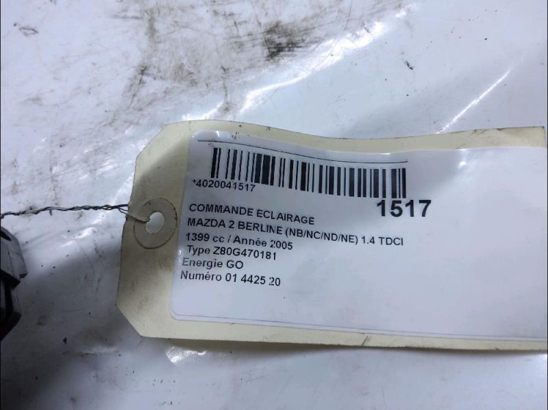Commande de phare MAZDA 2 - 1 Diesel - 1