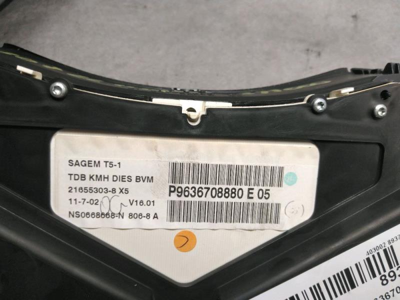 Compteur PEUGEOT 307 SW Diesel - 1