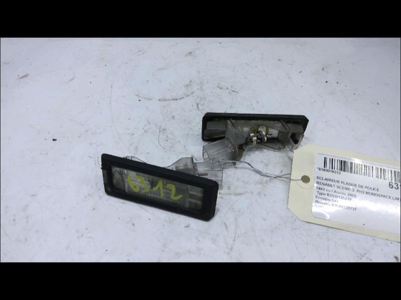 Eclairage de plaque RENAULT SCENIC 2 Diesel - 1