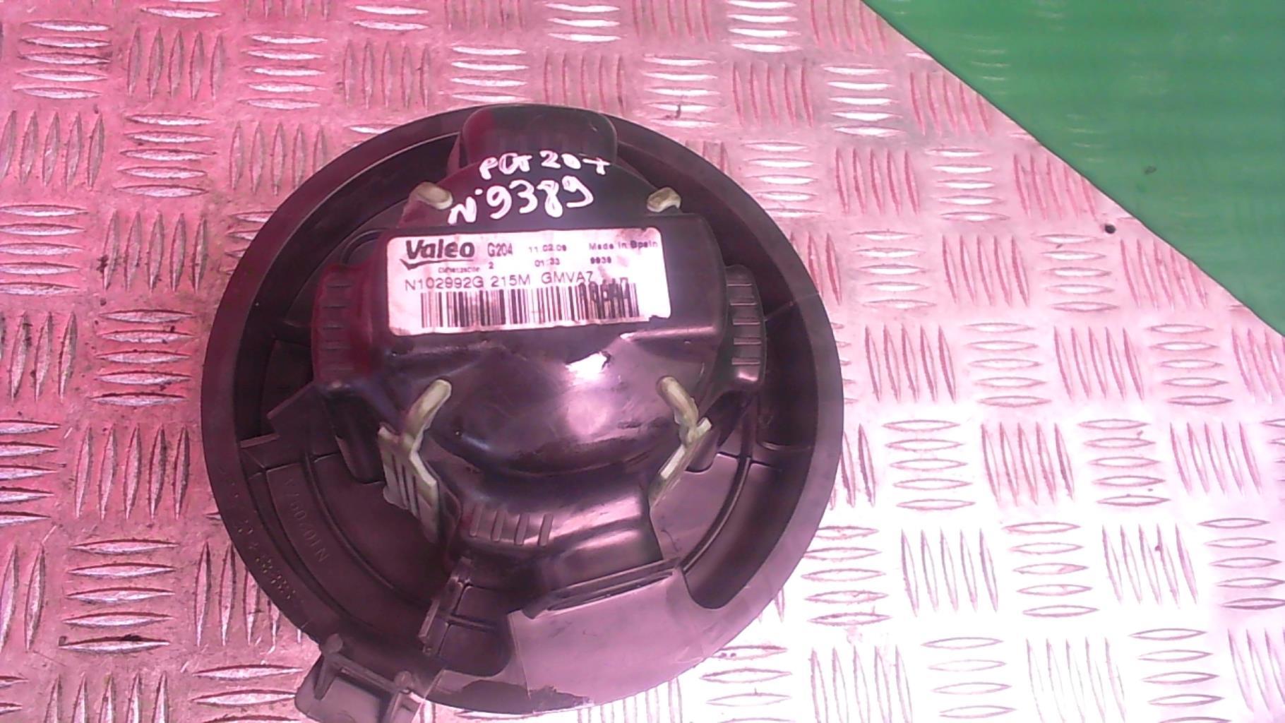 Ventilateur chauffage PEUGEOT 207 PHASE 1 Essence - 1