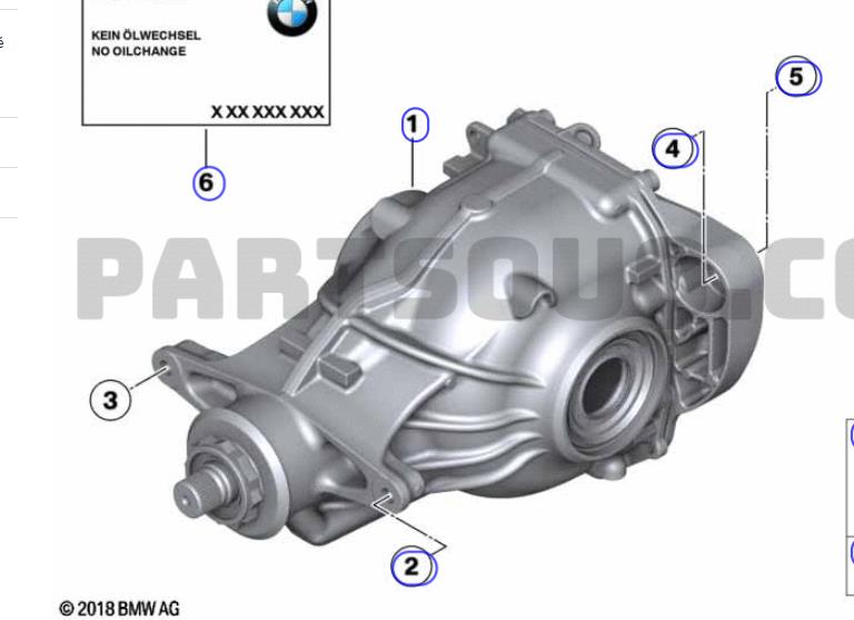 Pont (propulsion) BMW SERIE 5 F11 TOURING PHASE 1 BREAK Diesel - 1