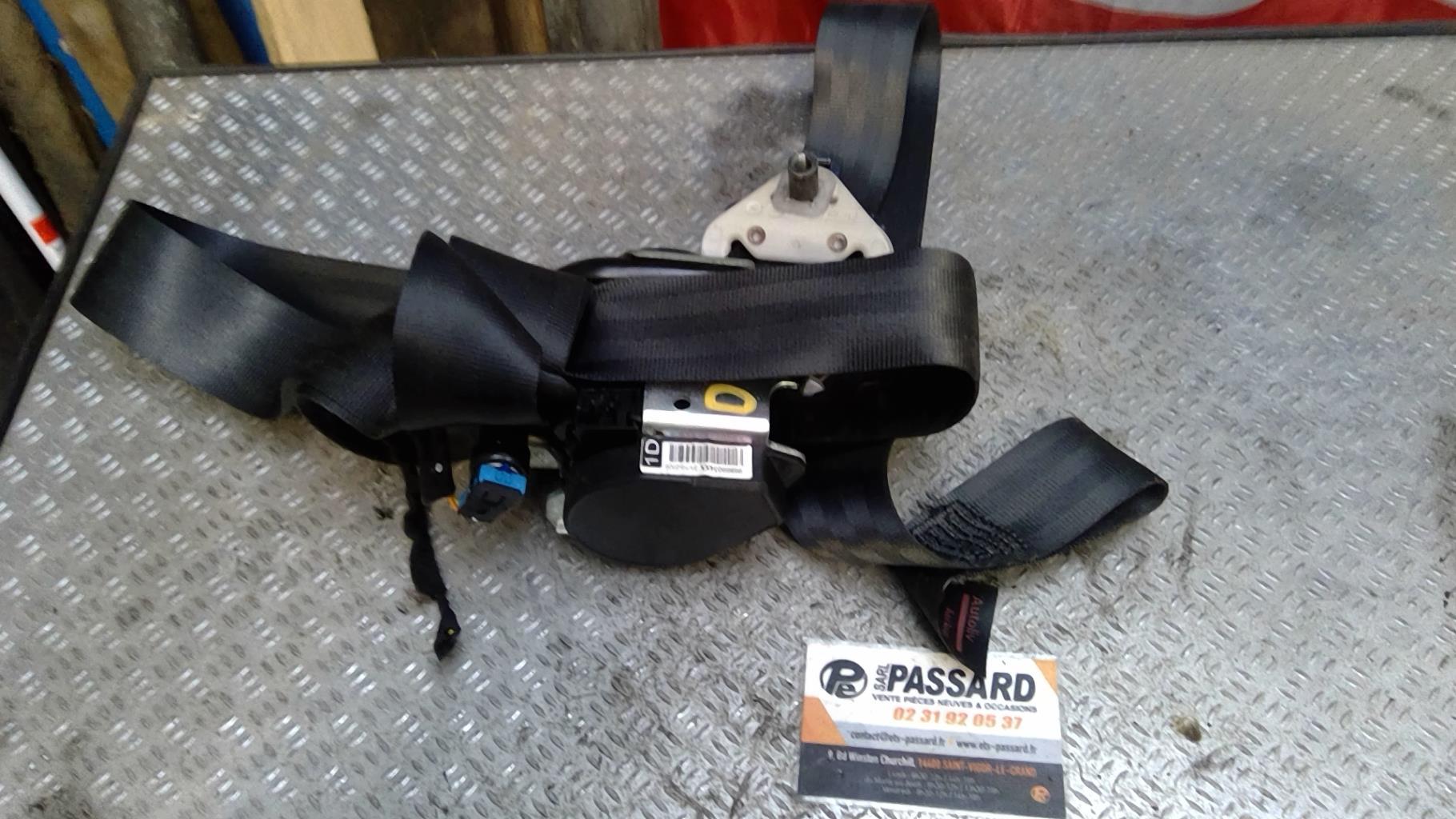 Cintura di sicurezza anteriore destra PEUGEOT 207 PHASE 2 Diésel - 1