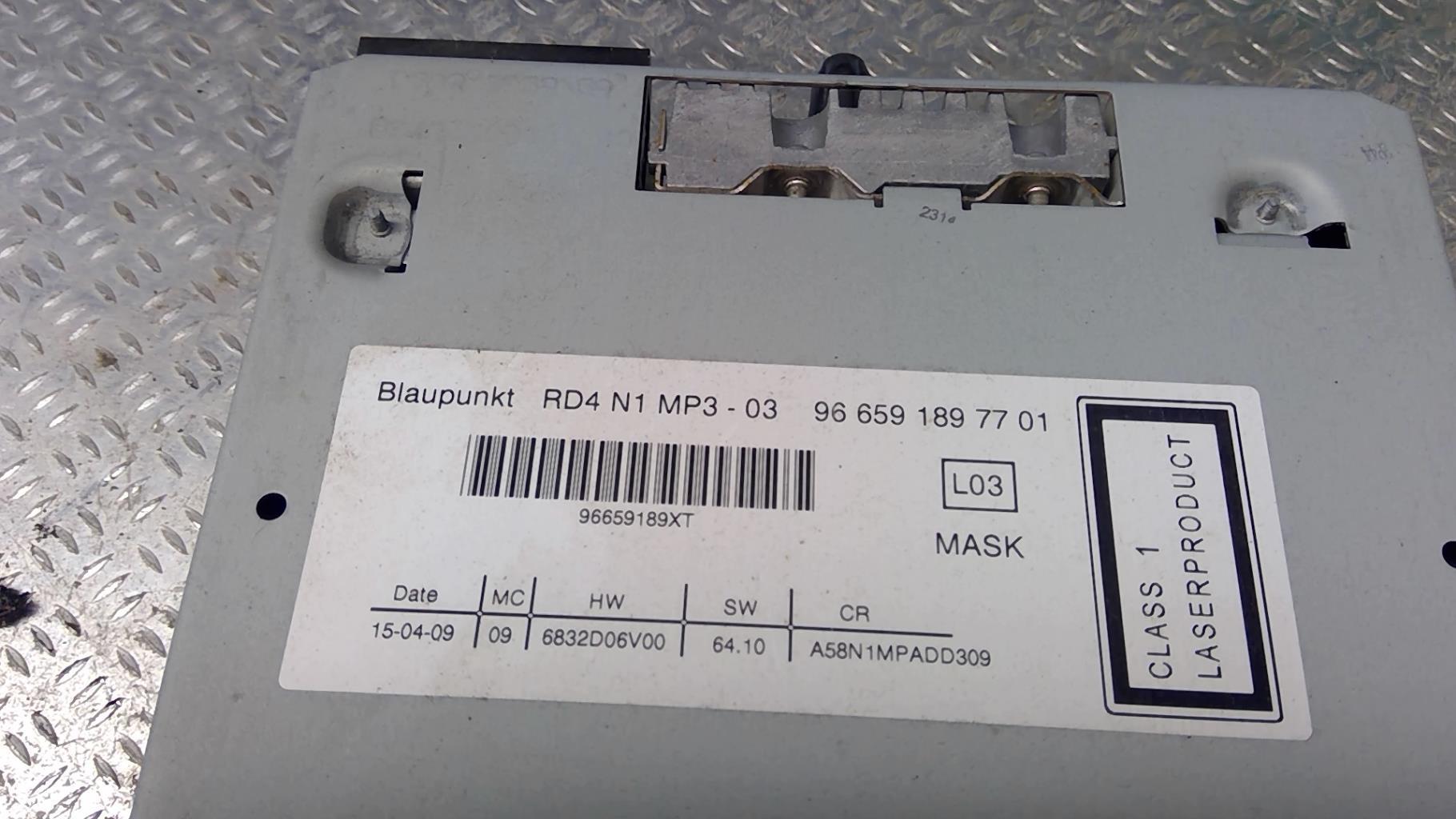 Autoradio originale CITROEN C3 PICASSO PHASE 1 Diésel - 1