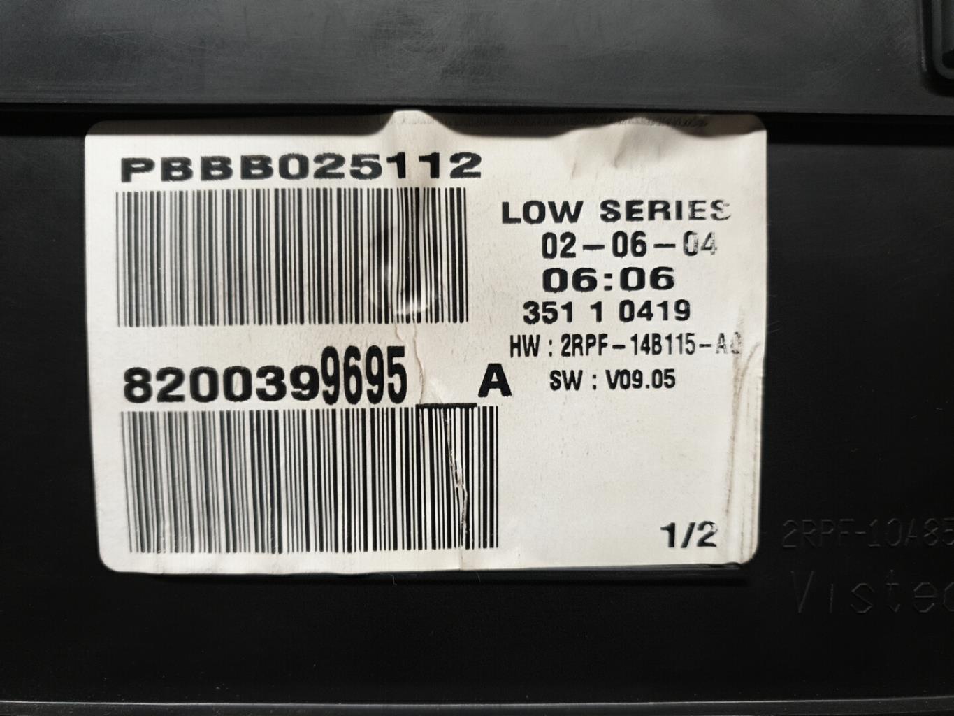 Compteur RENAULT MEGANE 2  - 1