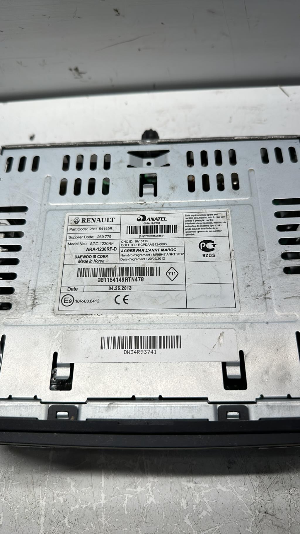 Autoradio d'origine RENAULT CLIO 4 PHASE 1 Diesel - 1