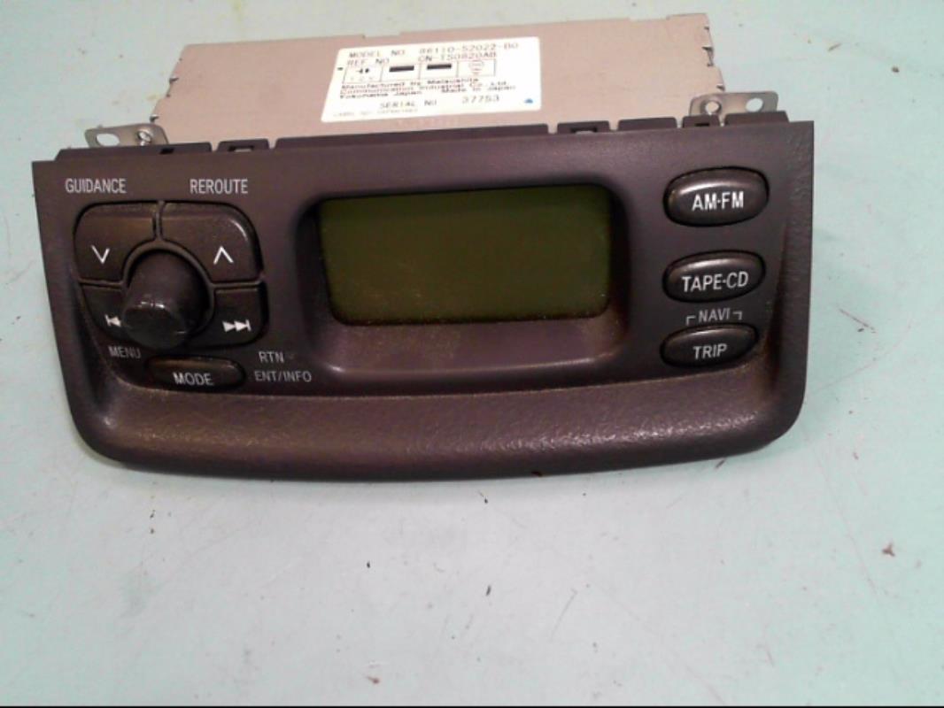 Autoradio originale TOYOTA YARIS 1 PHASE 1 Diésel - 1