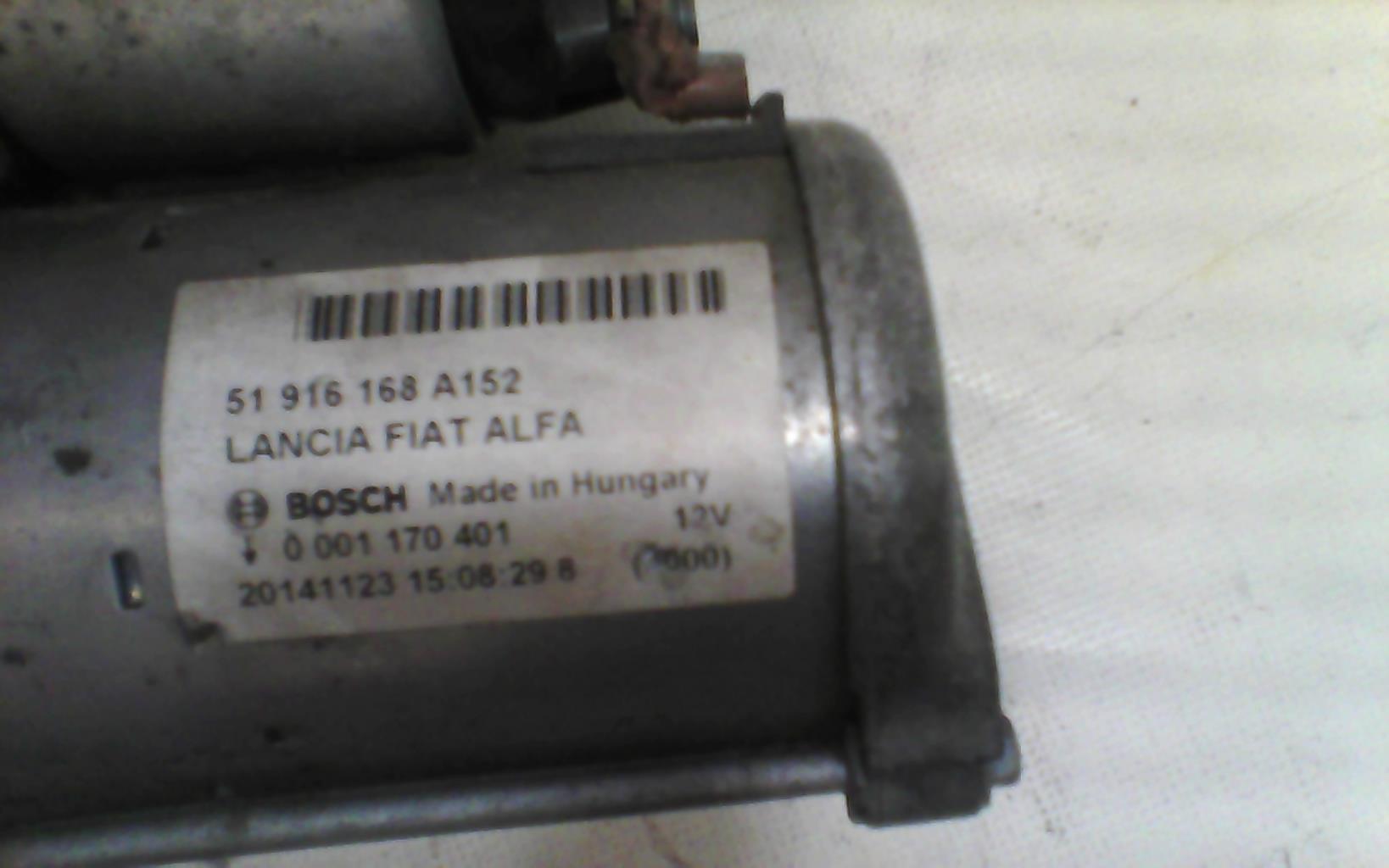 Demarreur ALFA ROMEO MITO PHASE 1 Essence - 1