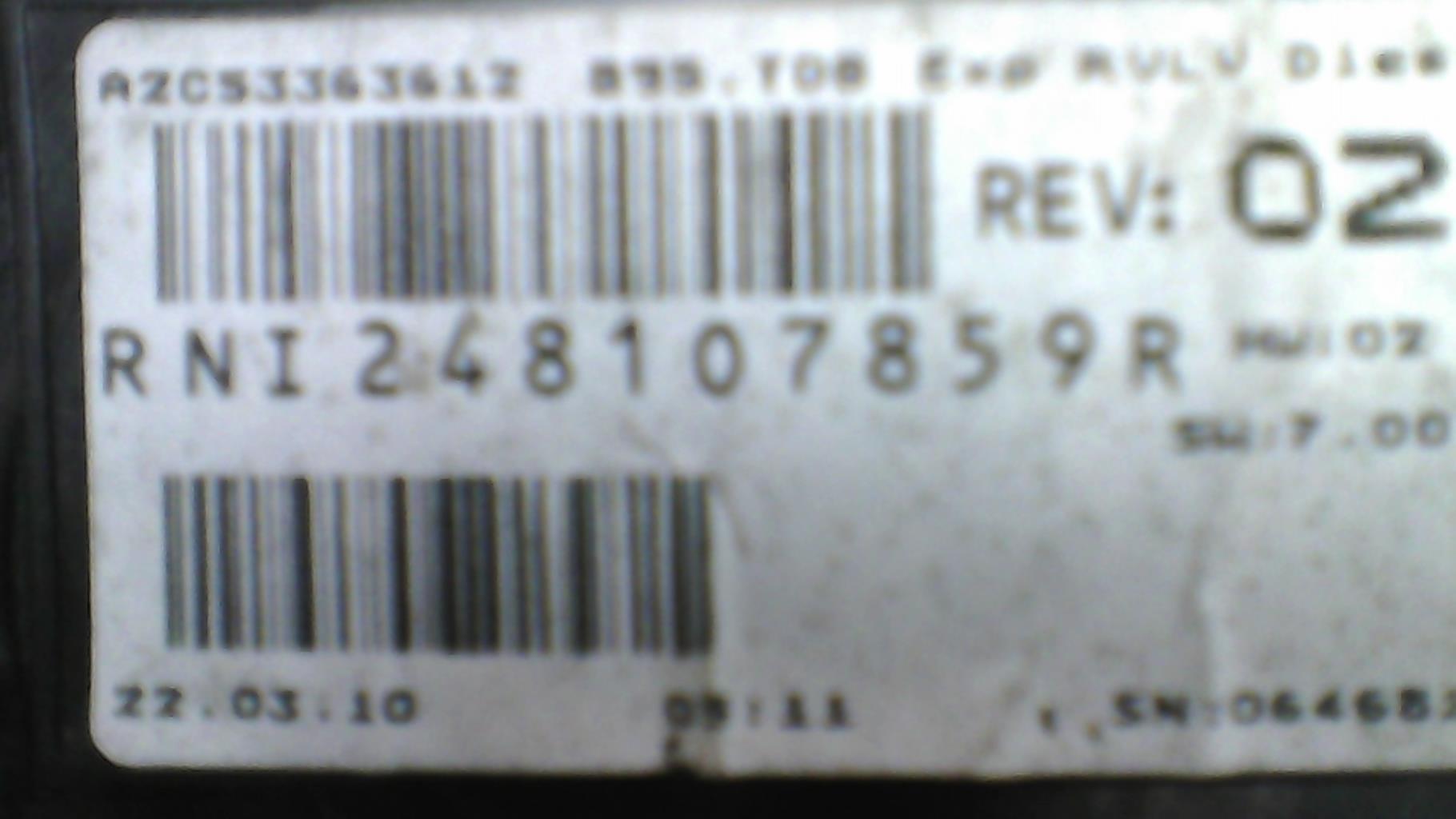 Compteur RENAULT MEGANE 3 PHASE 1 Diesel - 1