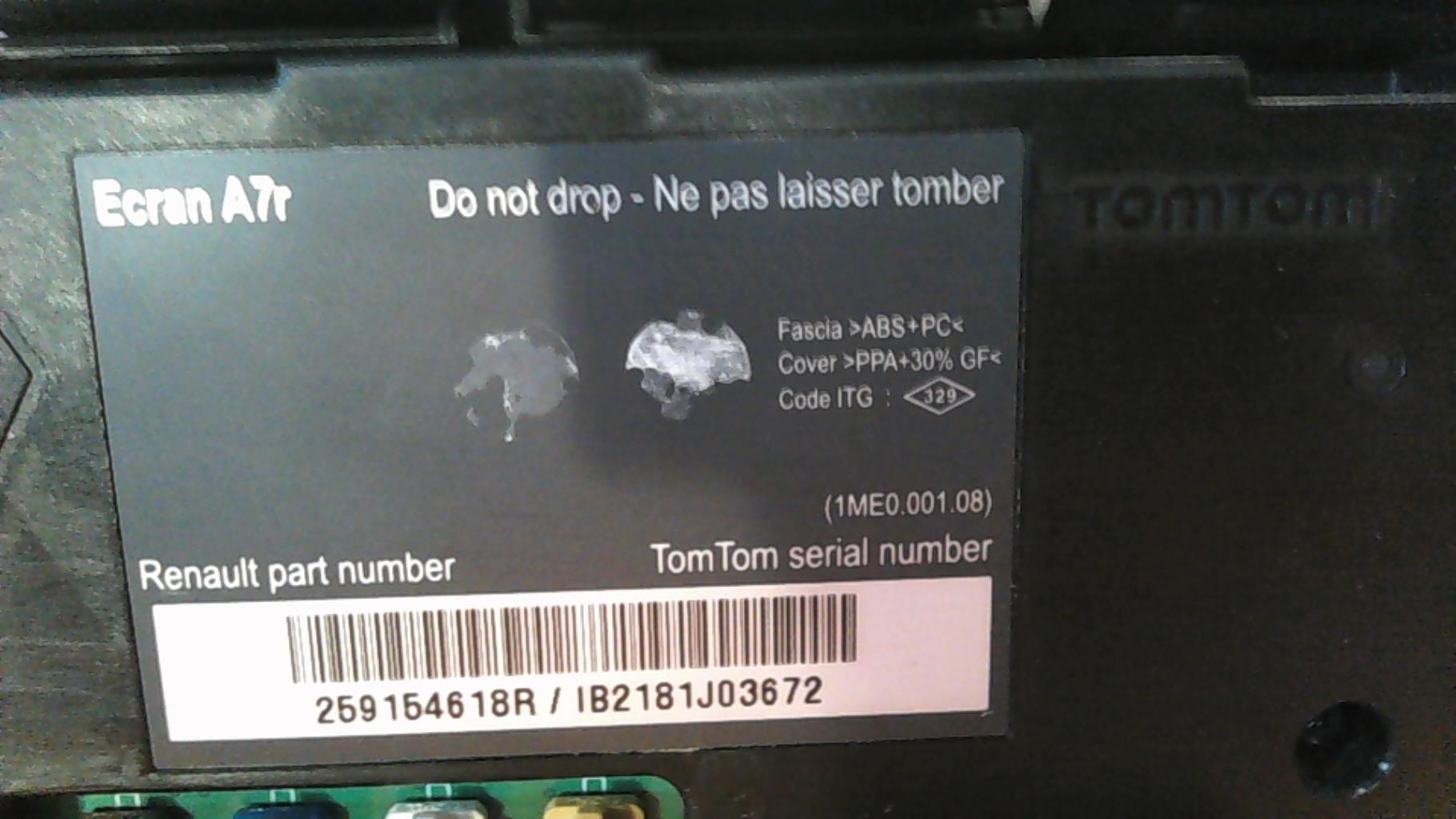 Ecran GPS RENAULT LAGUNA 3 PHASE 2 BREAK Diesel - 1