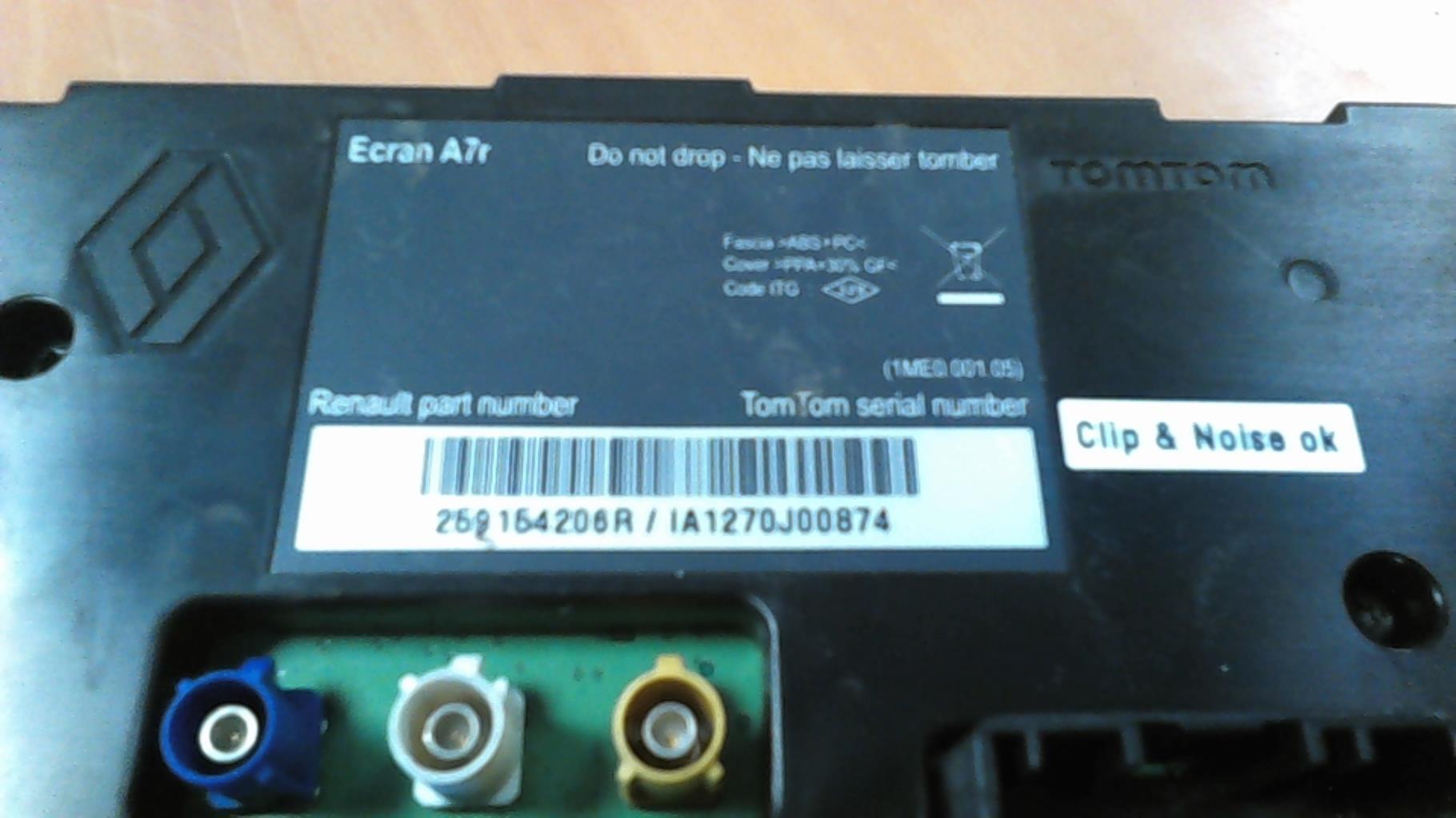 Ecran GPS RENAULT LAGUNA 3 PHASE 1 Diesel - 1