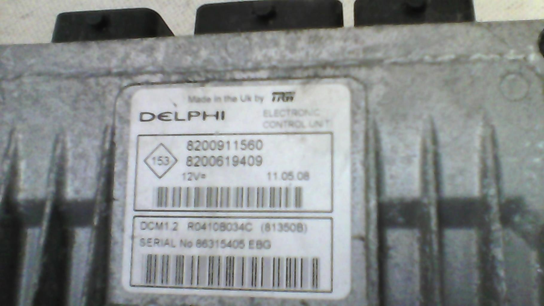 Centralina motore RENAULT CLIO 3 PHASE 1  - 1