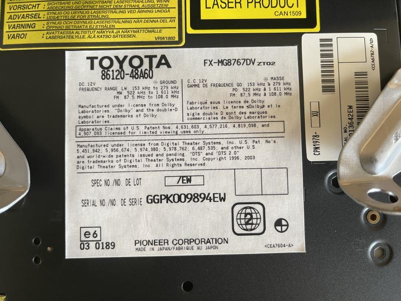 Autorradio original LEXUS RX 2 Gasolina/Híbrido - 1