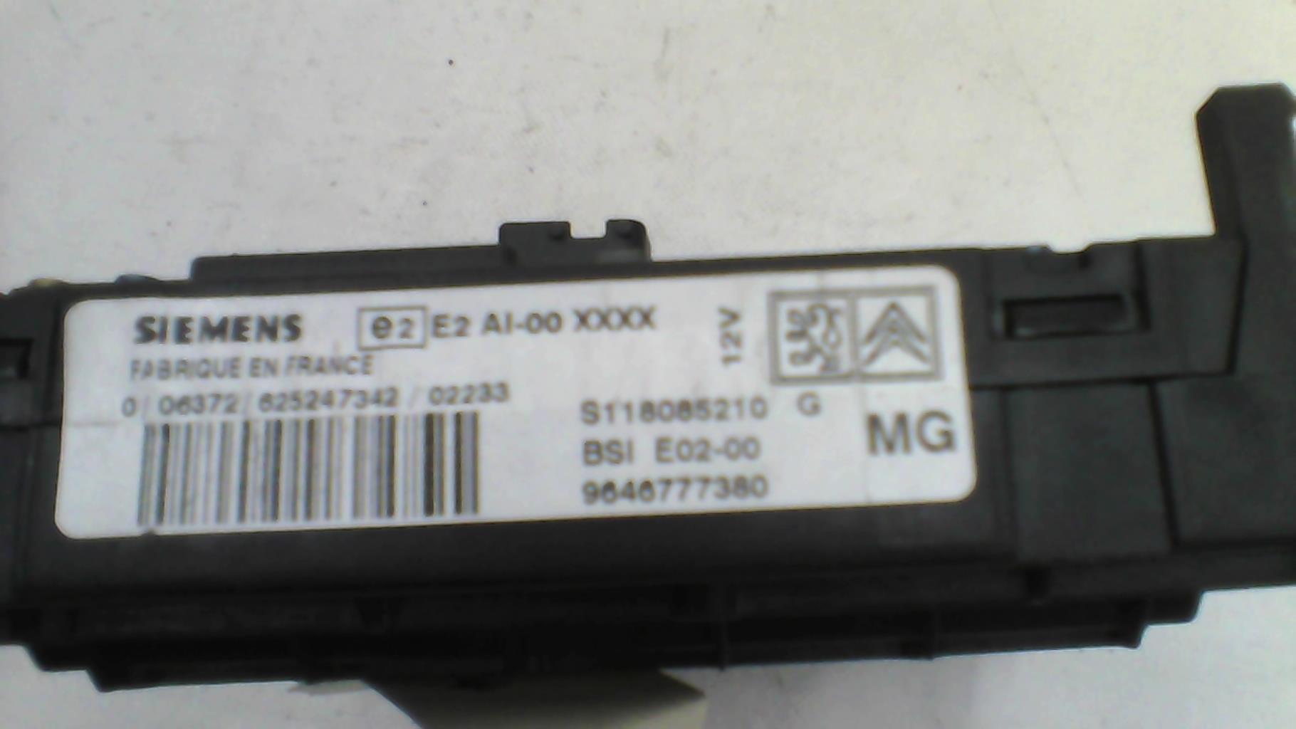 Boitier BSI PEUGEOT 206 PHASE 1 Diesel - 1