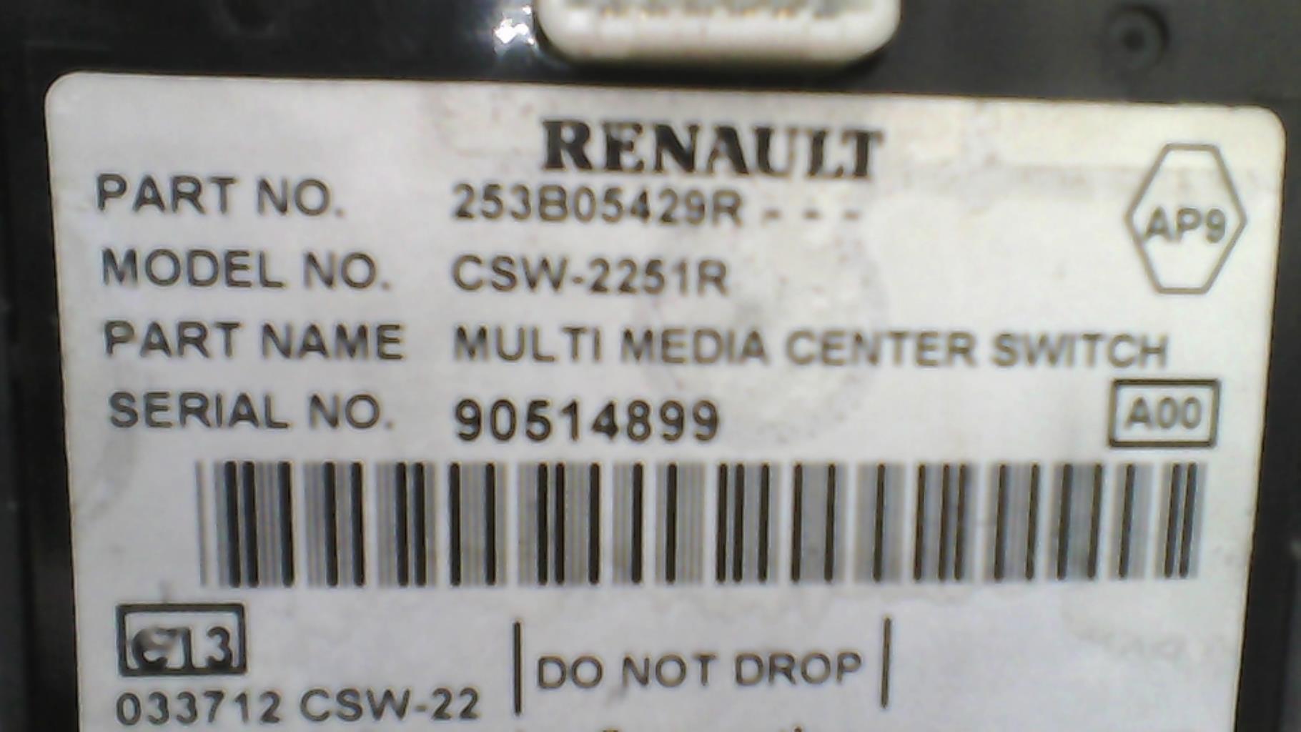 Commande GPS RENAULT SCENIC 3 PHASE 1 Diesel - 1