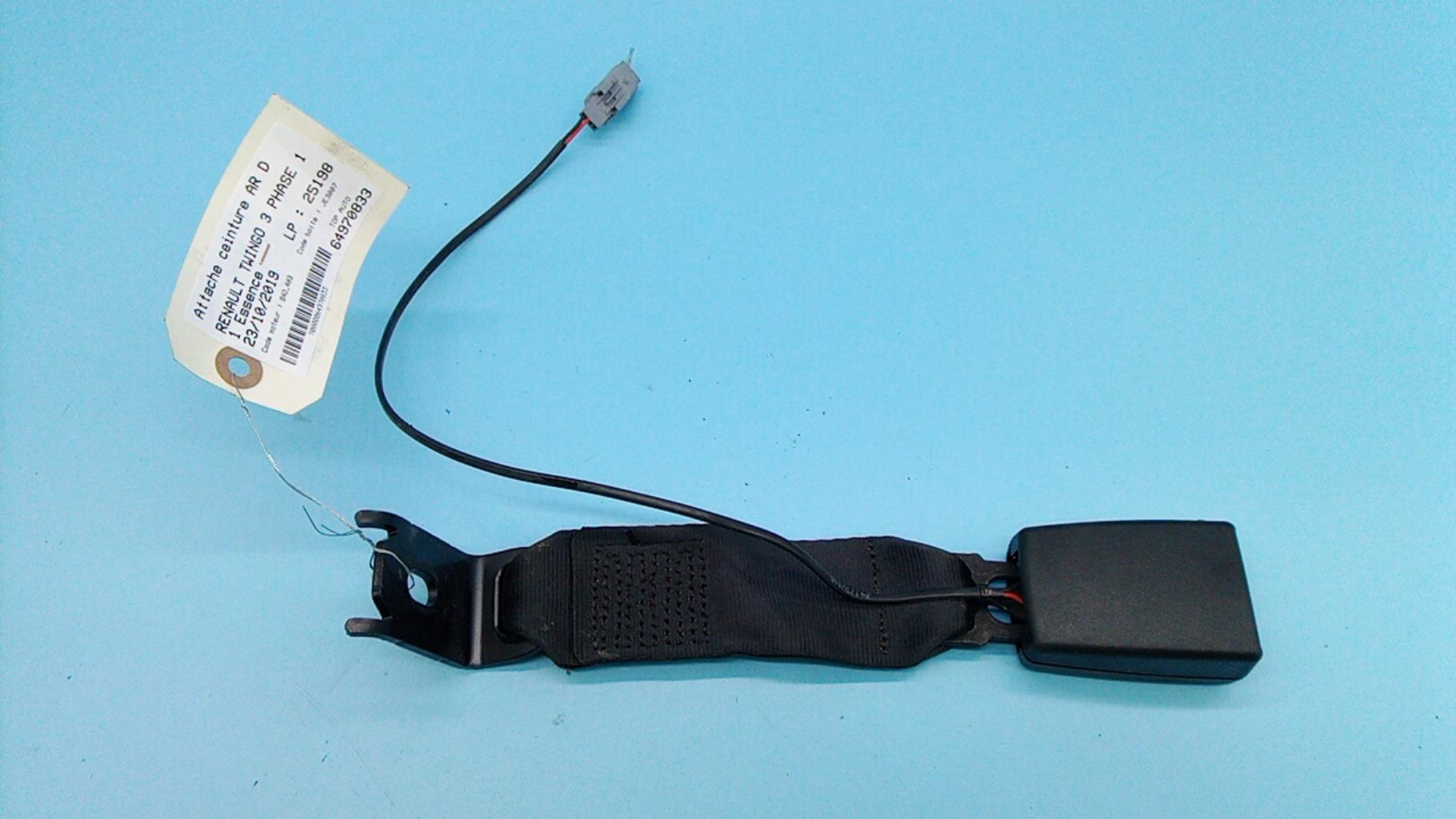 Aggancio cintura sicurezza posteriore destro RENAULT TWINGO 3 PHASE 1 Gasolina - 1