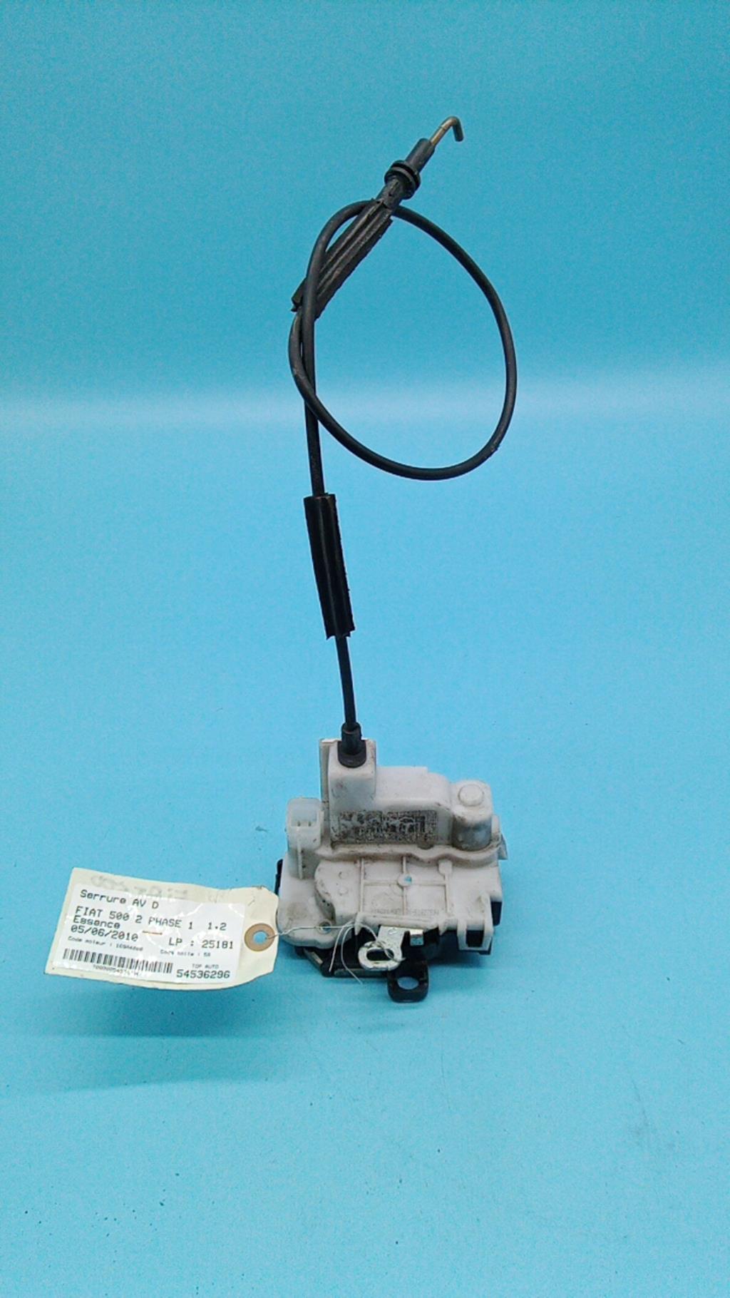 Serratura anteriore destra FIAT 500 2 PHASE 1 Gasolina - 1