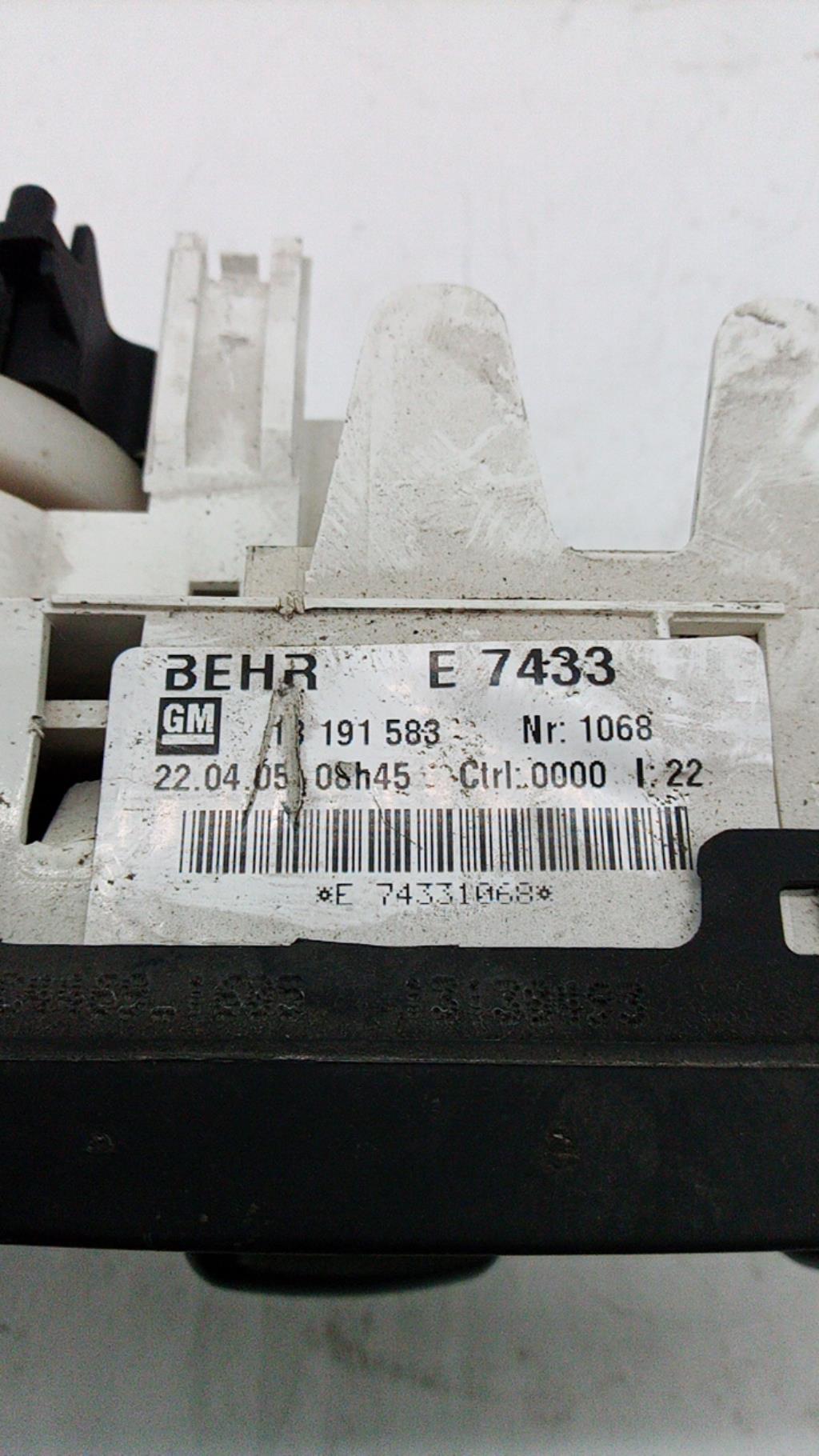 Commande chauffage OPEL MERIVA A PHASE 1 Diesel - 1