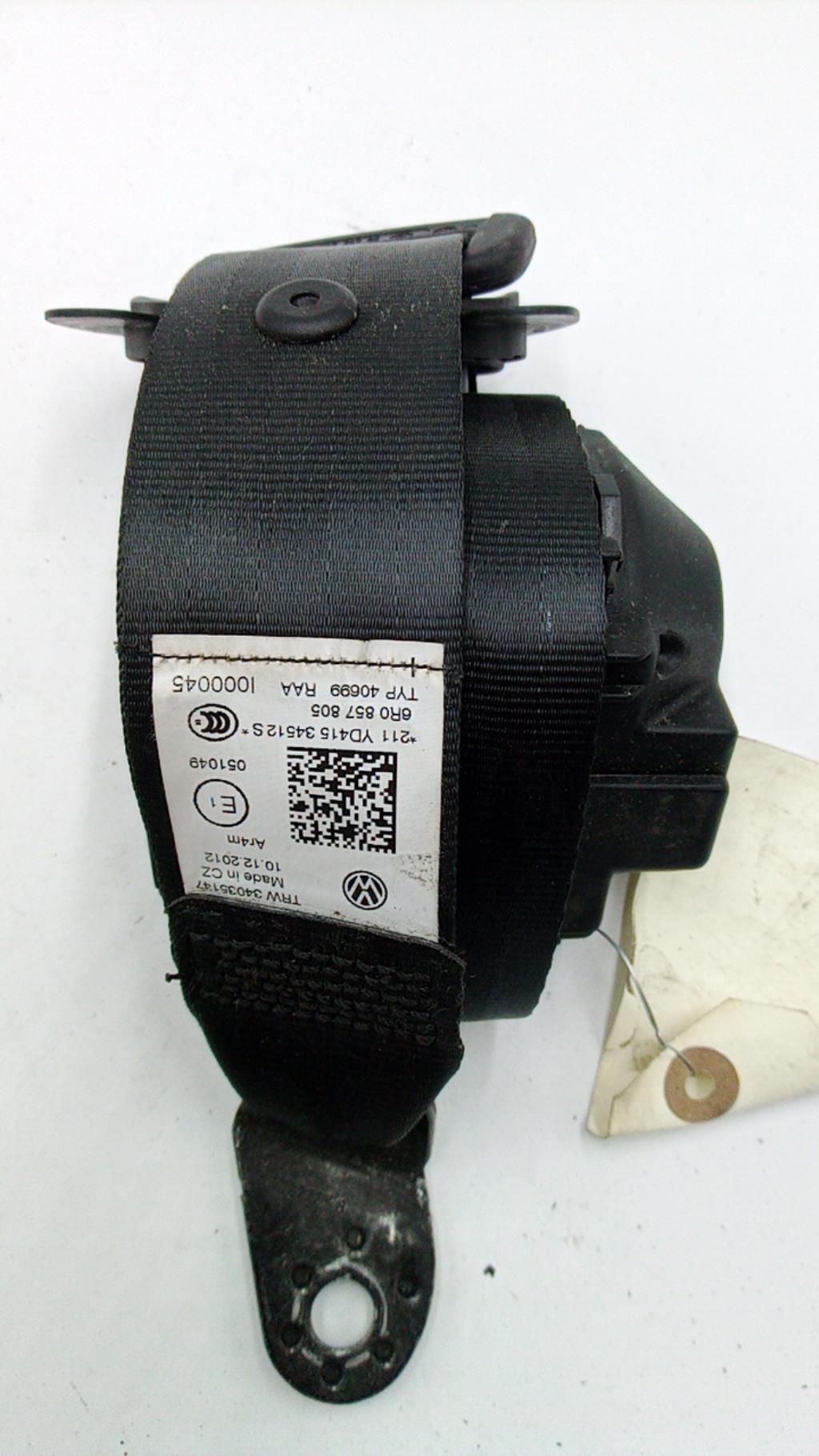 Cintura di sicurezza posteriore sinistra VOLKSWAGEN POLO 5 PHASE 1 Gasolina - 1