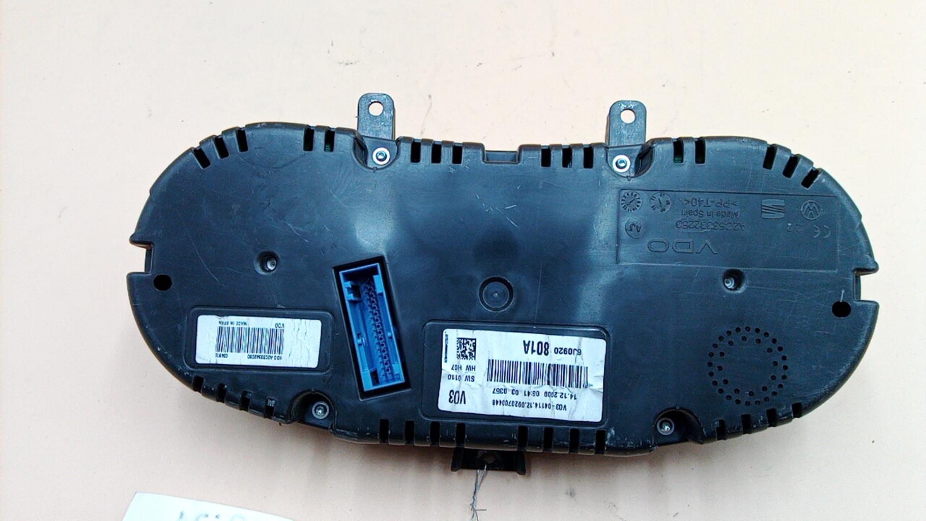 Compteur SEAT IBIZA 4 PHASE 1 COUPE Diesel - 1