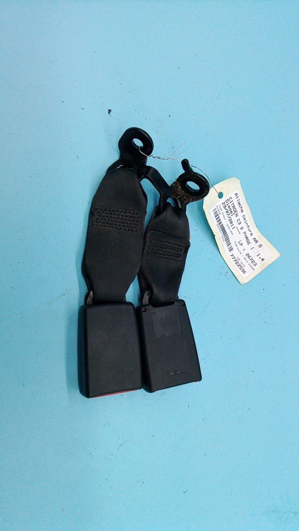 Aggancio cintura sicurezza posteriore sinistro CITROEN C3 2 PHASE 1 Diésel - 1