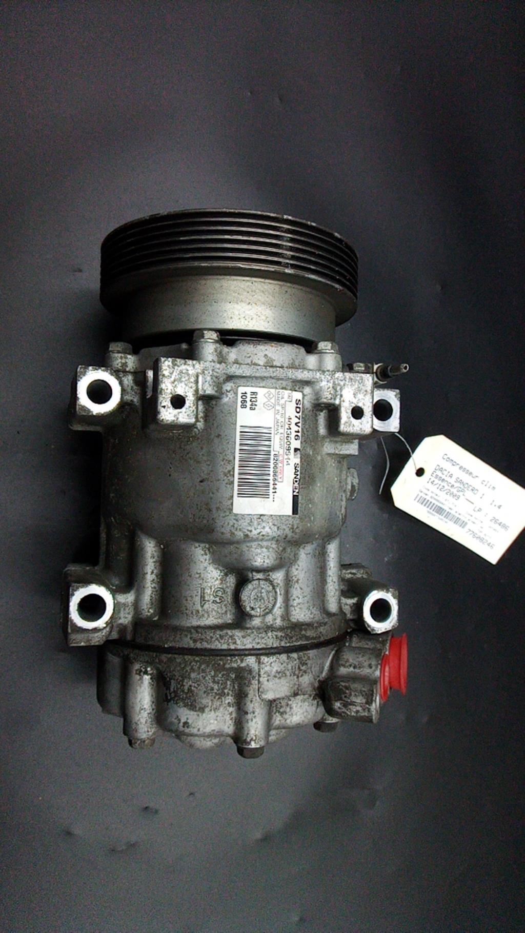 Compresseur clim DACIA SANDERO 1 Essence/GPL - 1