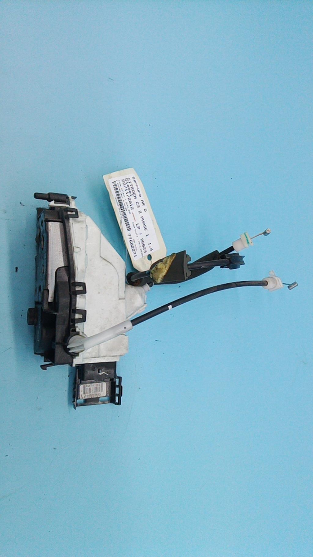 Serrure arriere droit CITROEN C3 2 PHASE 1 Diesel - 1