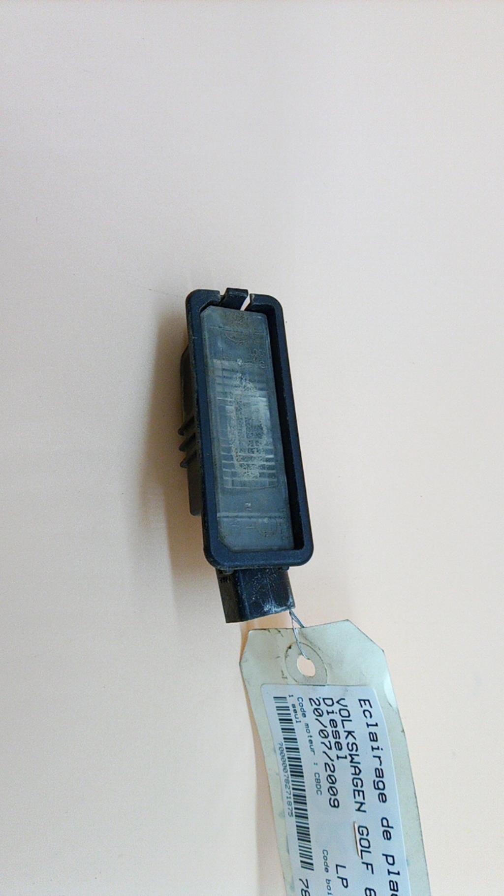 Eclairage de plaque VOLKSWAGEN GOLF 6 Diesel - 1