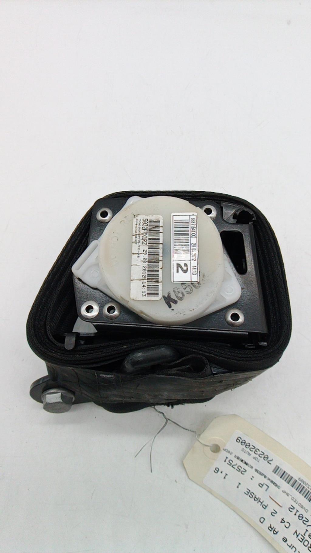 Cintura di sicurezza posteriore destra CITROEN C4 2 PHASE 1 Diésel - 1