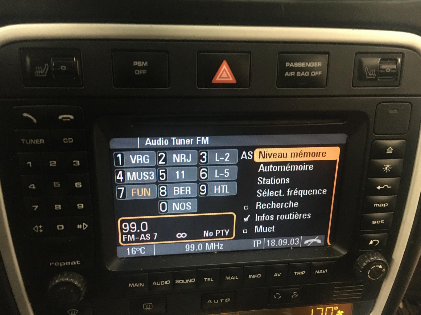 Autoradio originale PORSCHE CAYENNE 1 PHASE 1 Gasolina - 1