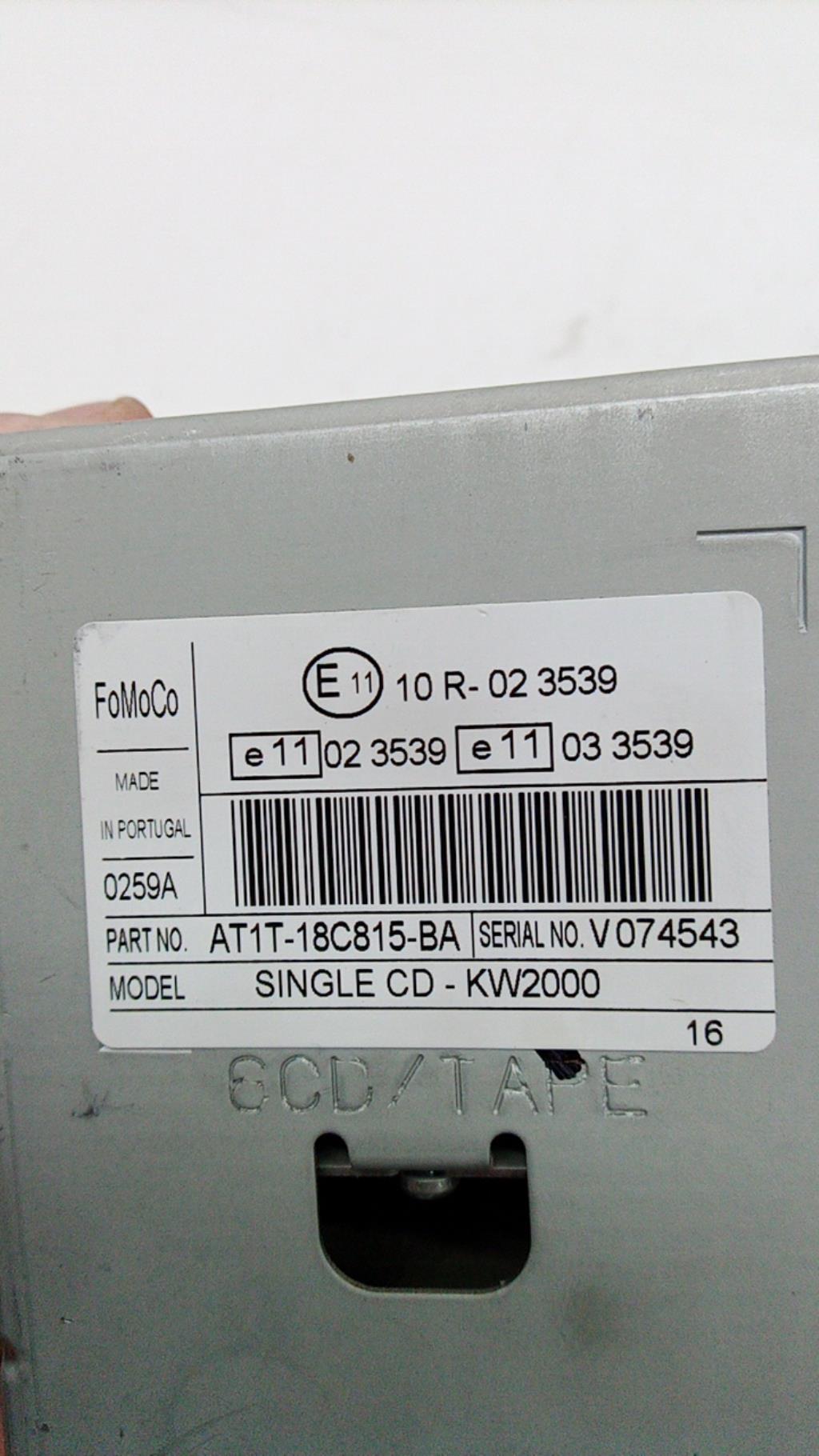 Autoradio originale FORD TRANSIT CONNECT 1 PHASE 3 Diésel - 1