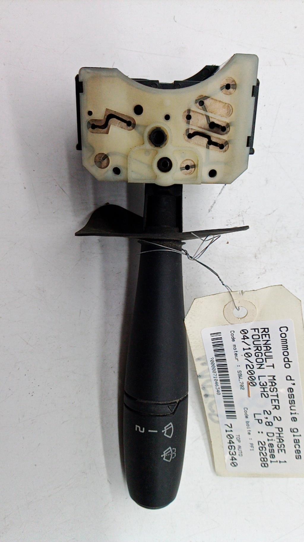 Commodo d'essuie glaces RENAULT MASTER 2 PHASE 1 Diesel - 1