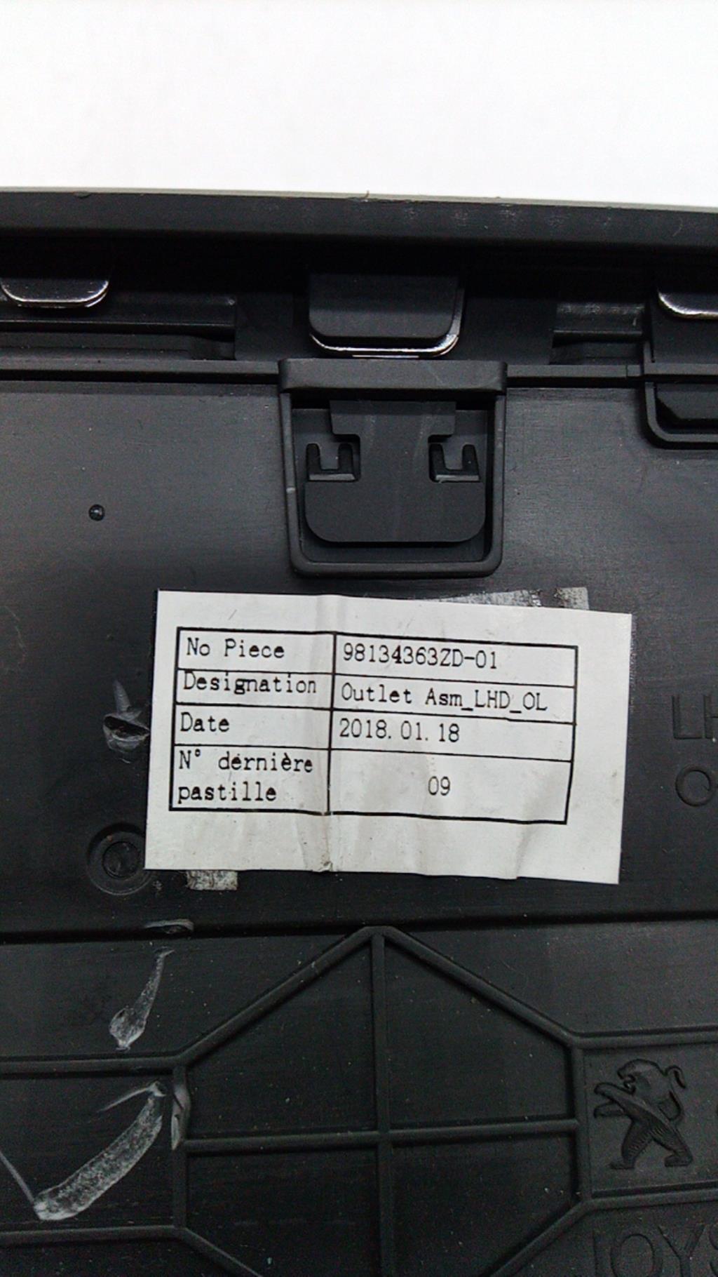 Bocchetta aerazione cruscotto anteriore sinistra PEUGEOT 508 2  - 1