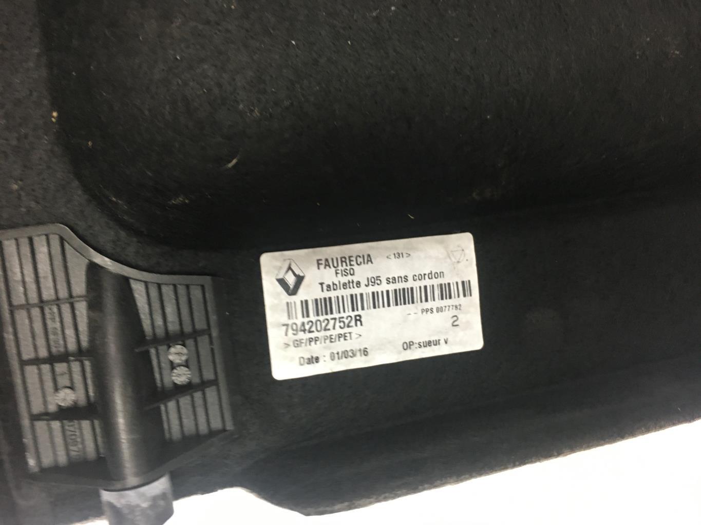 Plage arriere RENAULT SCENIC 3 PHASE 3 Diesel - 1