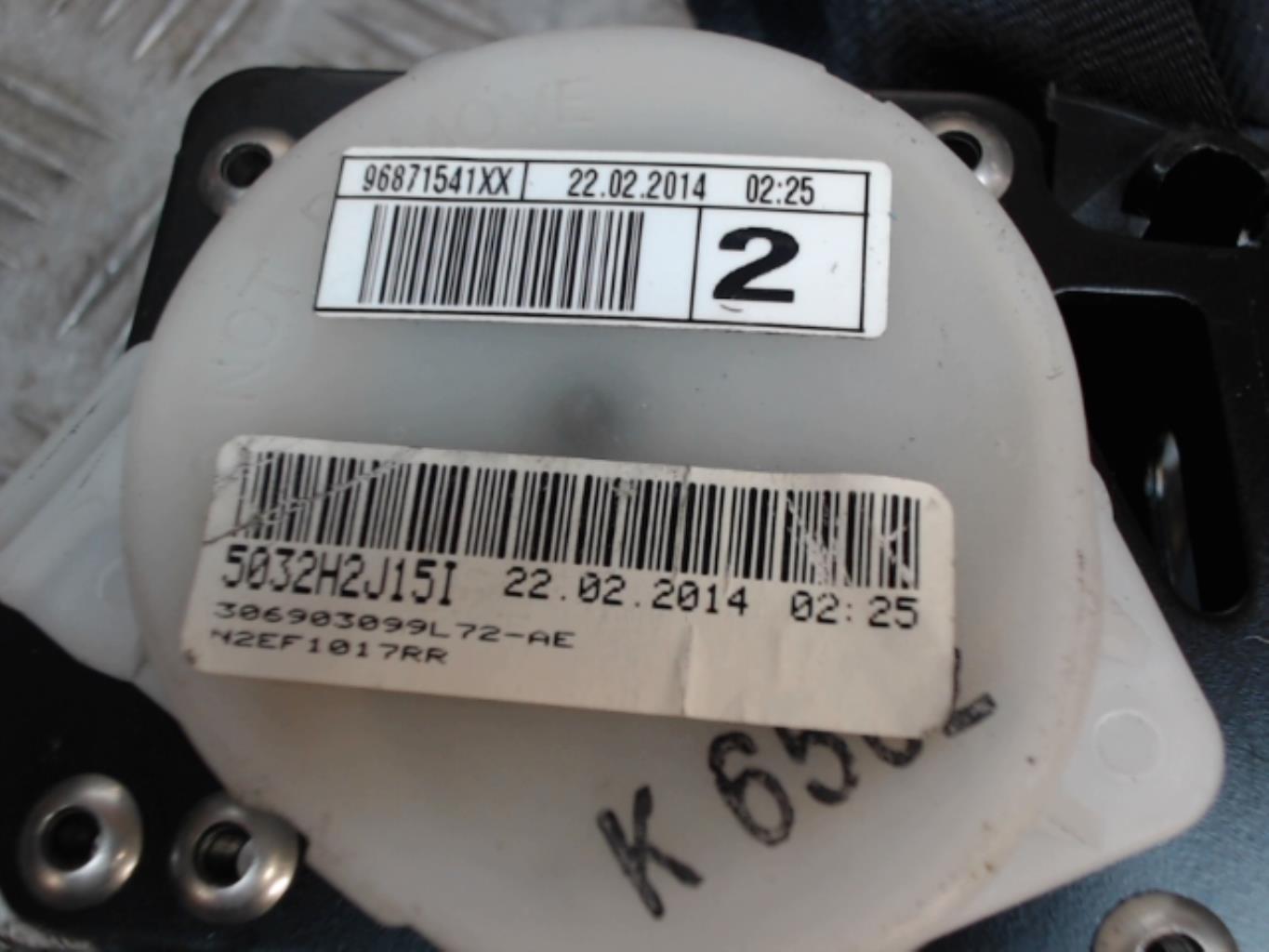 Ceinture arriere gauche CITROEN DS4 PHASE 1 Diesel - 1