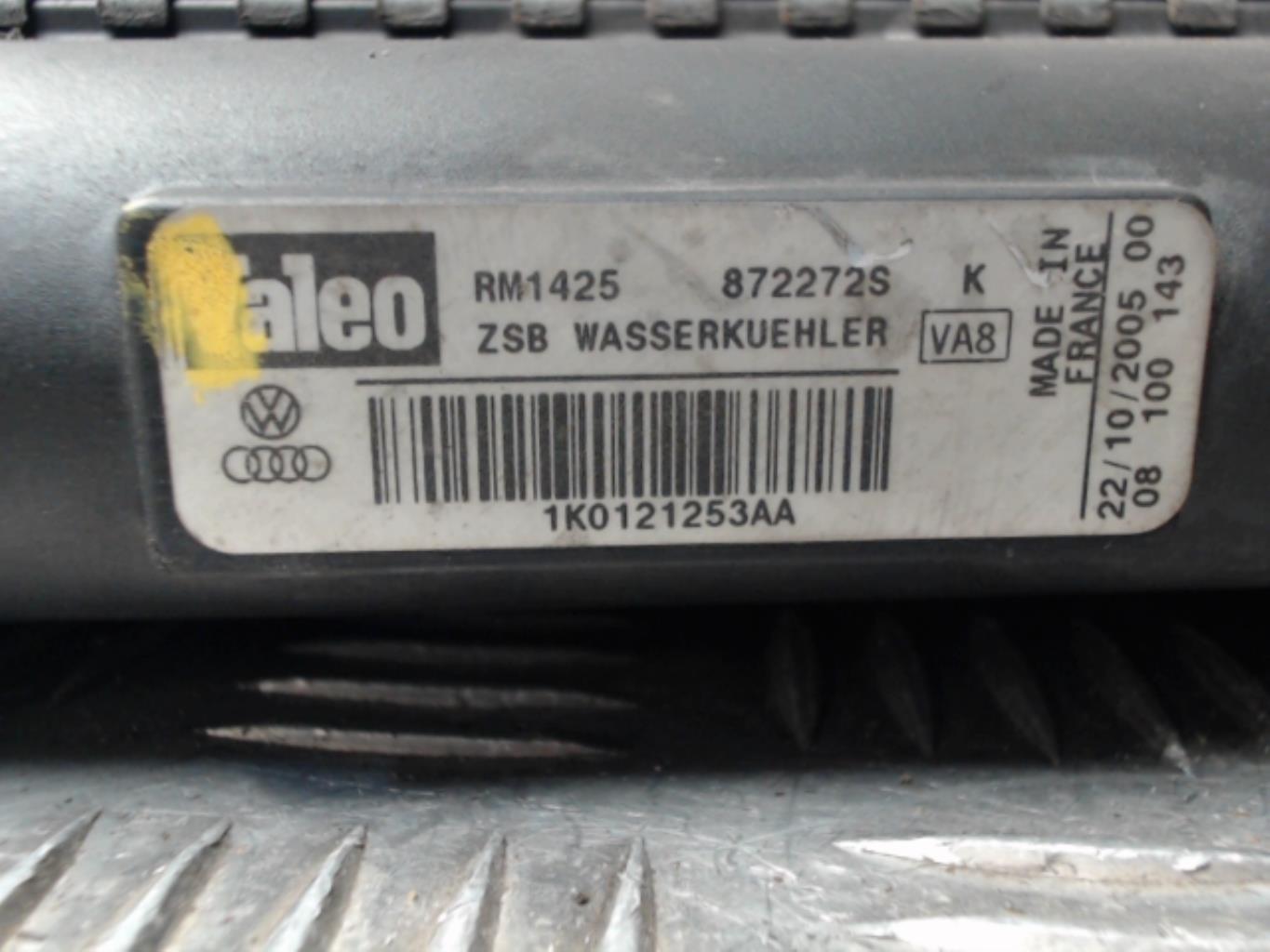 Radiateur eau VOLKSWAGEN GOLF 5 Diesel - 1